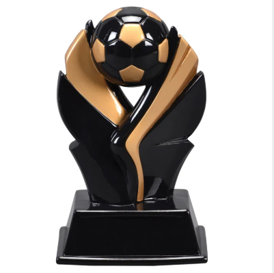 Valkyrie Personalized Trophy – Black & Gold Sports Award