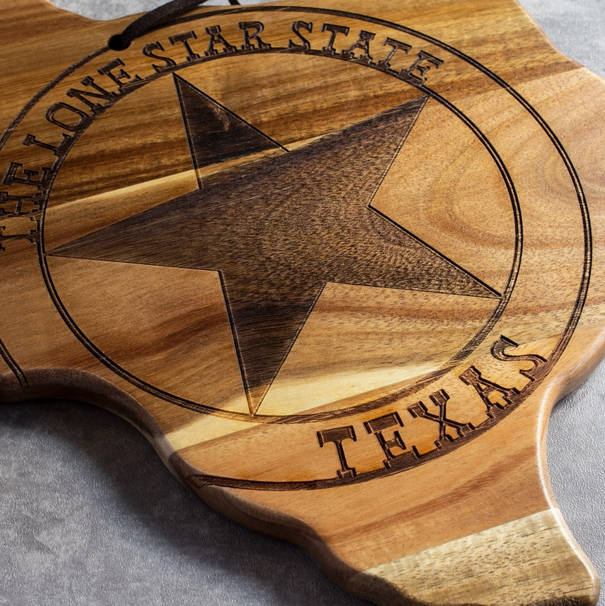 Rock & Branch® Origins Series Texas Serving Board