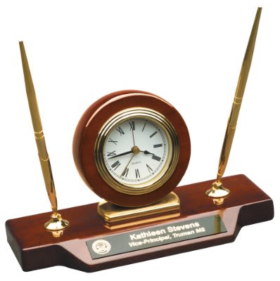 Piano Finish Desk Clock