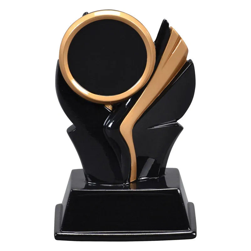 Valkyrie Personalized Trophy – Black & Gold Sports Award