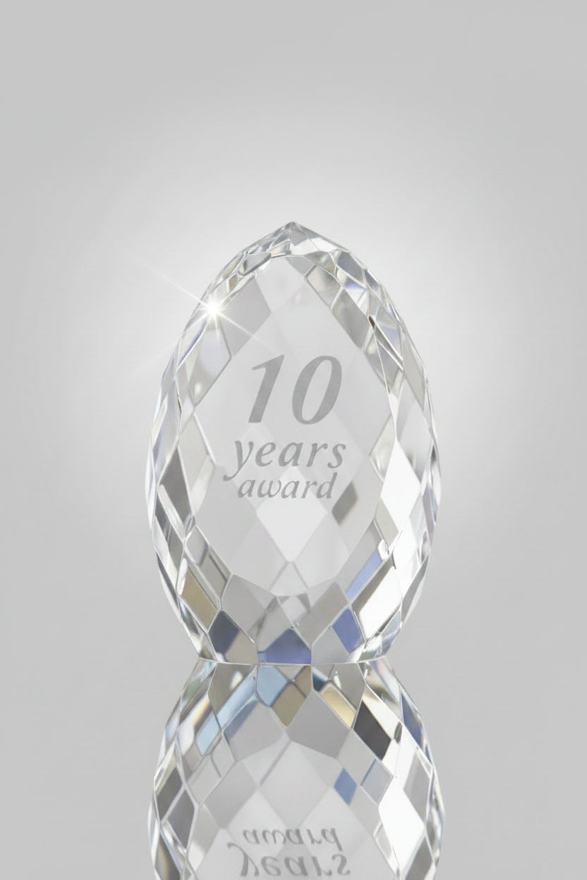 Crystal Faceted Egg