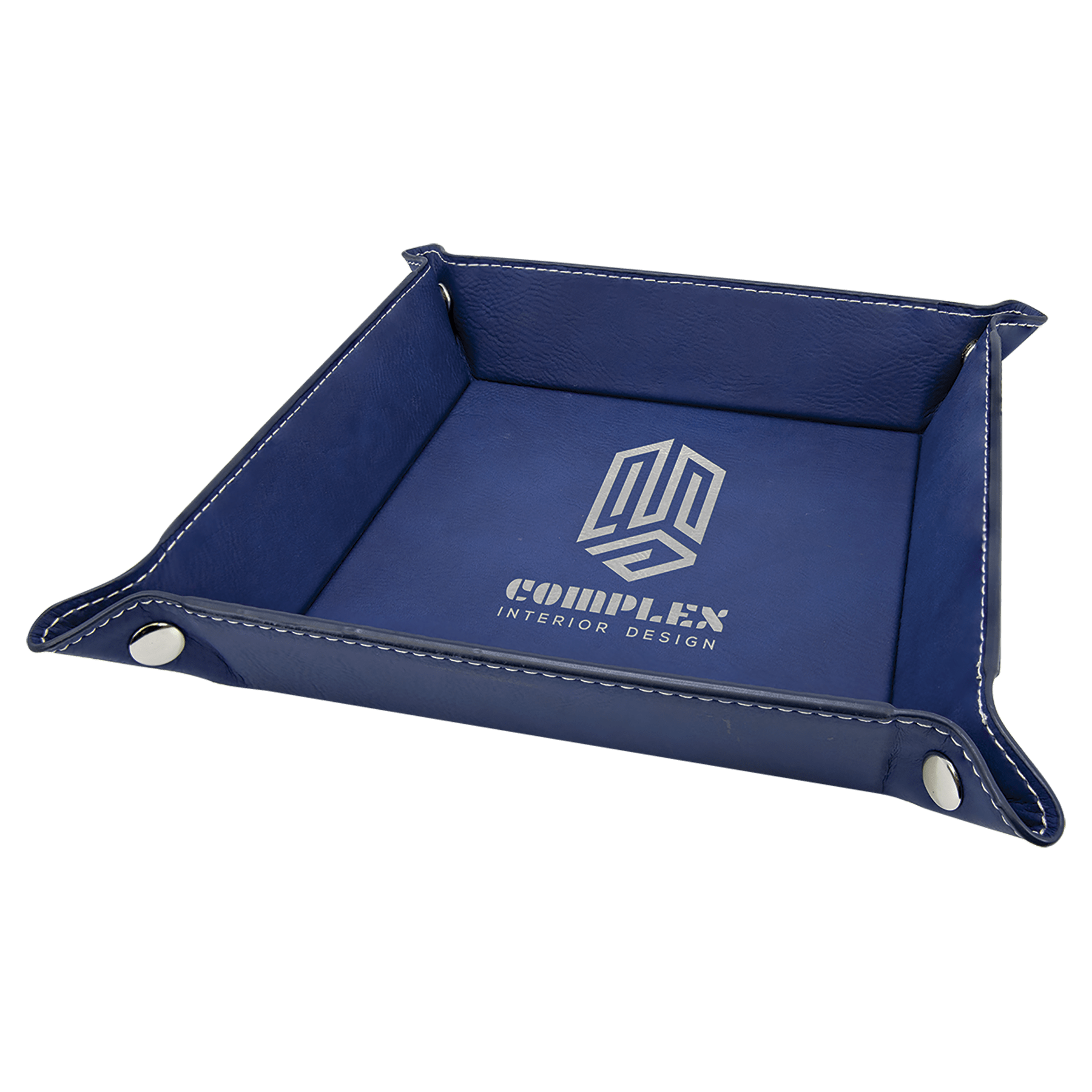 Laserable Leatherette Travel Tray