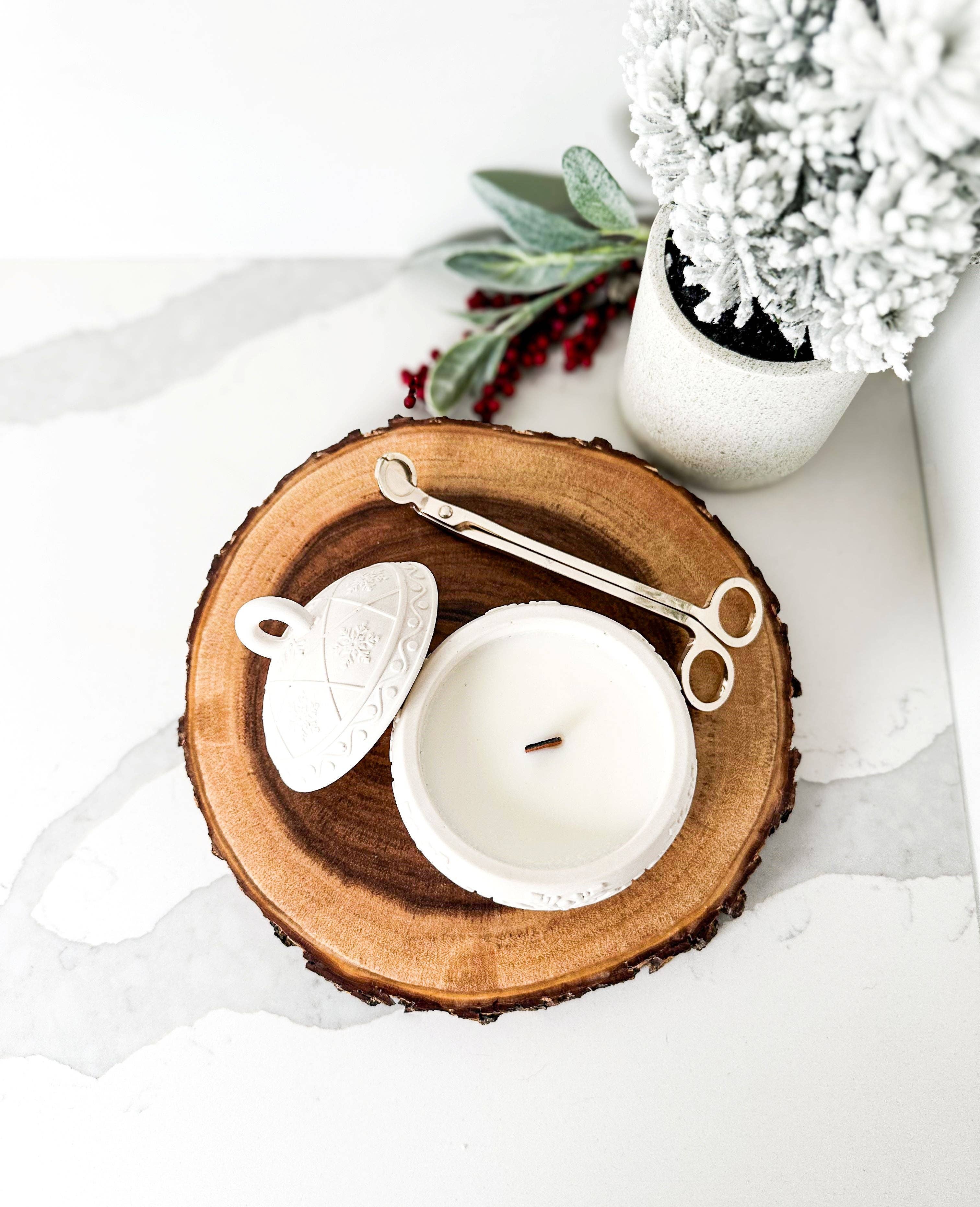 Holiday Ornament Christmas Candle