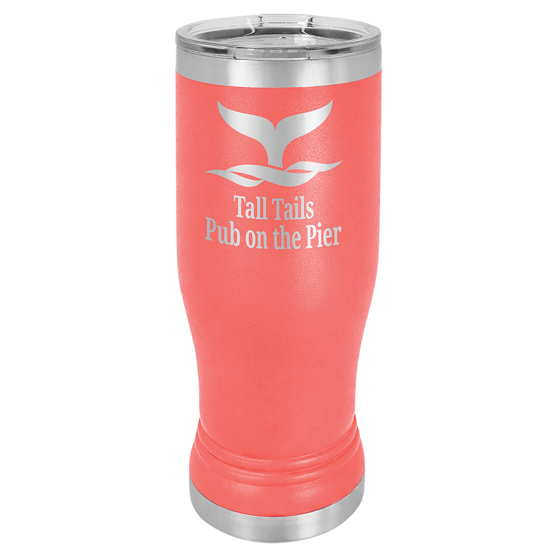 Polar Camel 14 oz. Pilsner with Clear Lid