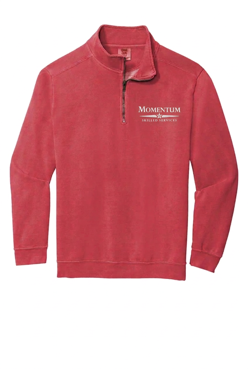 Crimson with higher logo placement