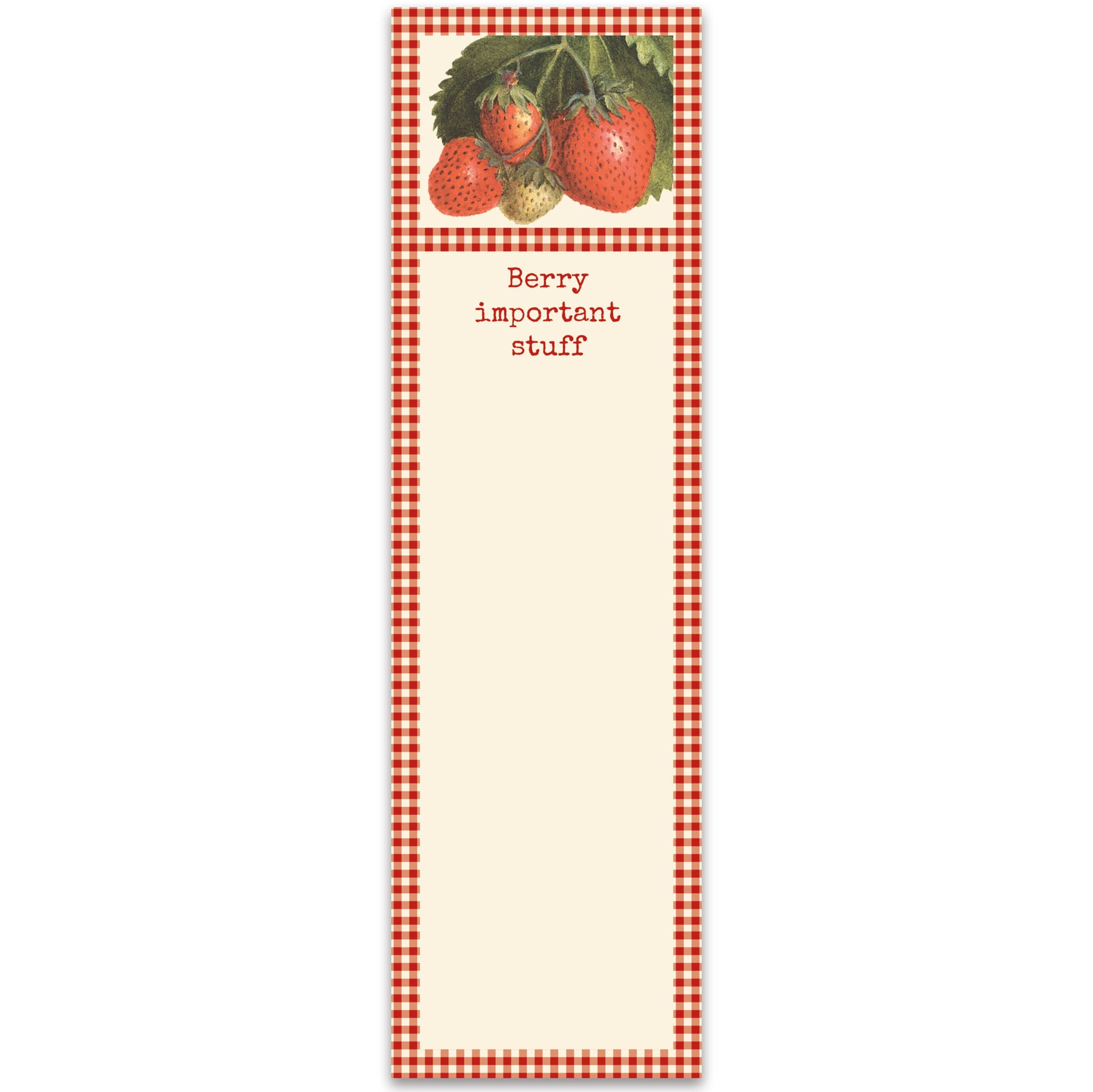 Berry Important Stuff List Pad