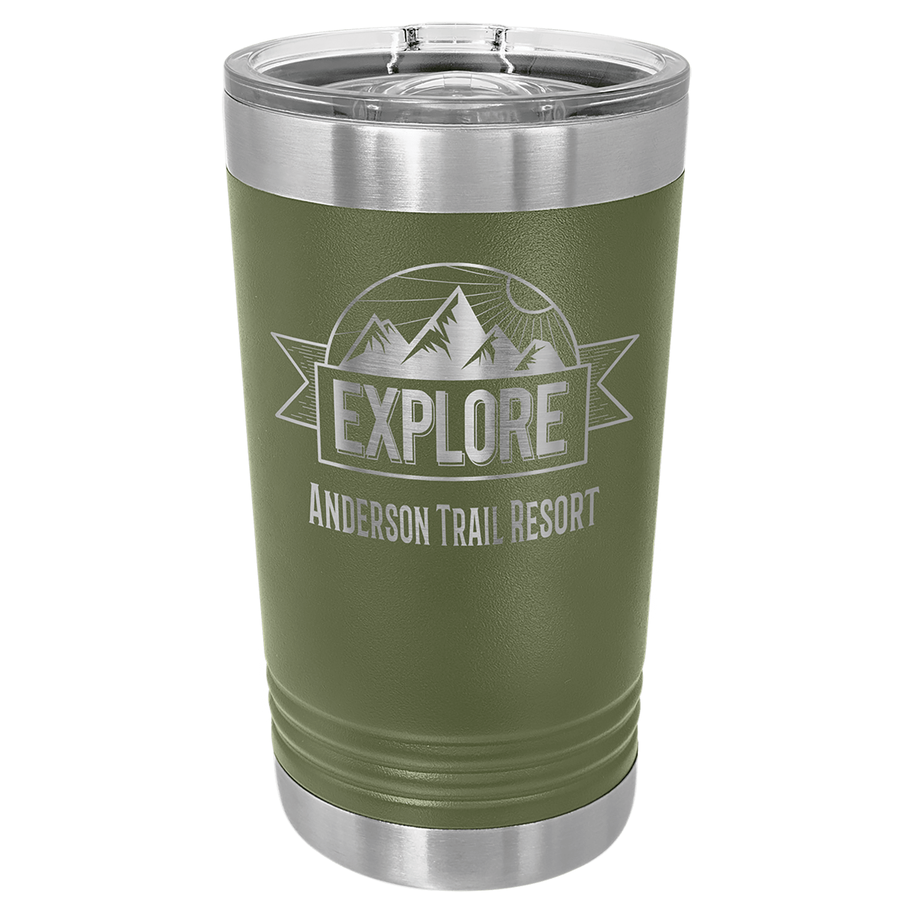 Polar Camel 16 oz. Pint with Slider Lid