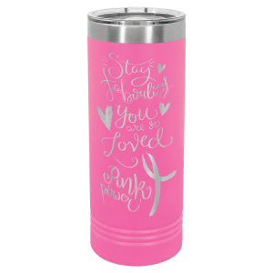 Polar Camel 22 oz. Skinny Tumbler with Slider Lid