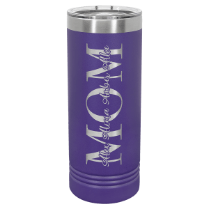 Polar Camel 22 oz. Skinny Tumbler with Slider Lid